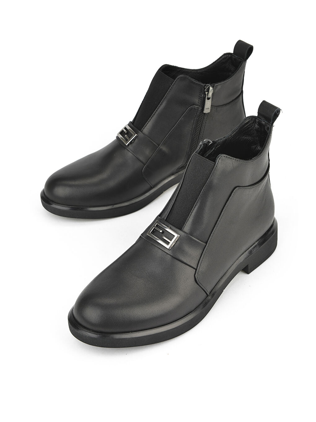 Kadın Hakiki Deri Bot 1531050Z26103457K Siyah-4