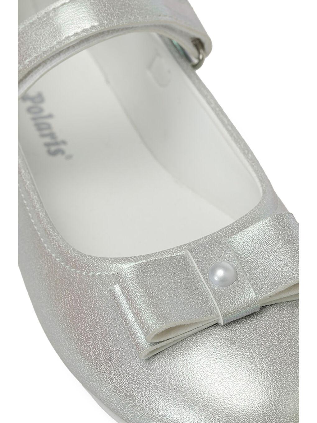 Gri TEGAN.F5FX Gümüş Kız Çocuk Babet-6