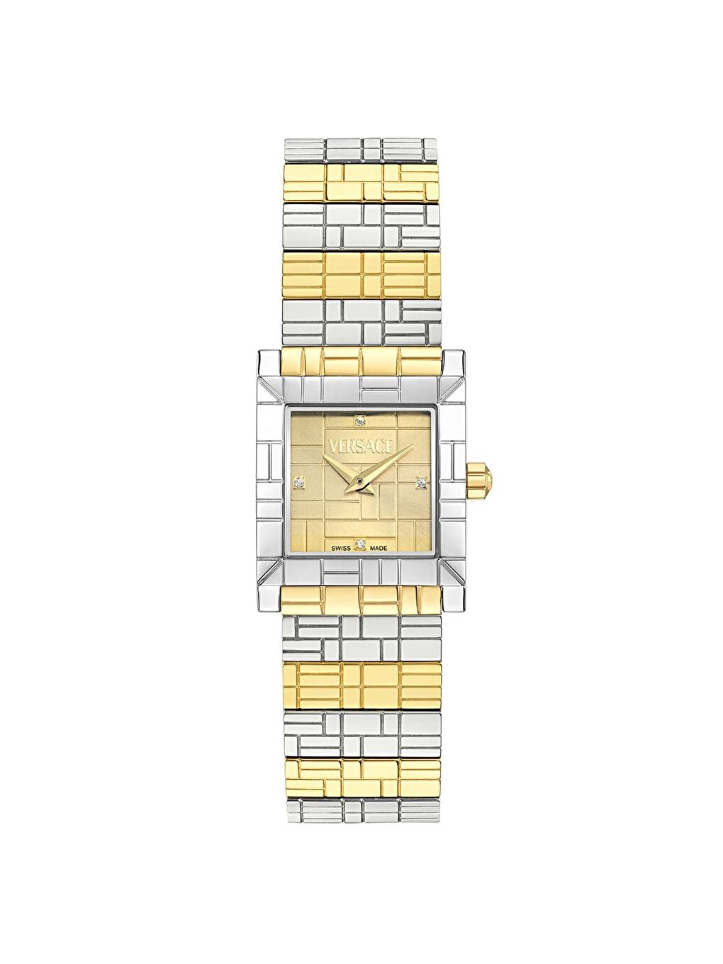 Sarı VRSCVE9B00424 Pırlantalı Kadın Kol Saati