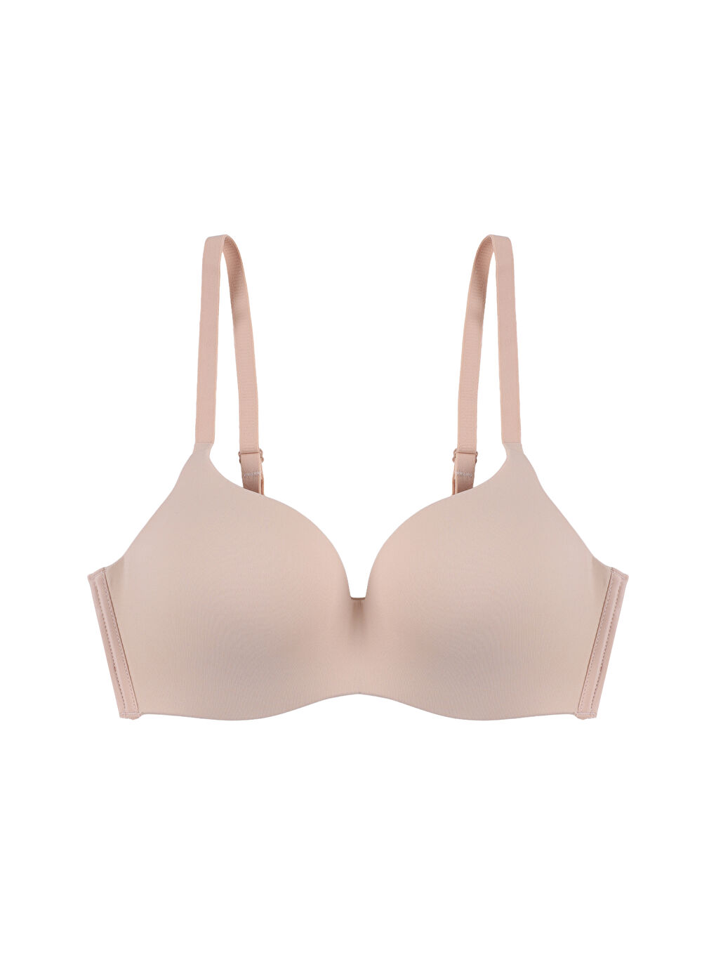 Ekru Balensiz Lazer Dikişsiz Destekli Sütyen