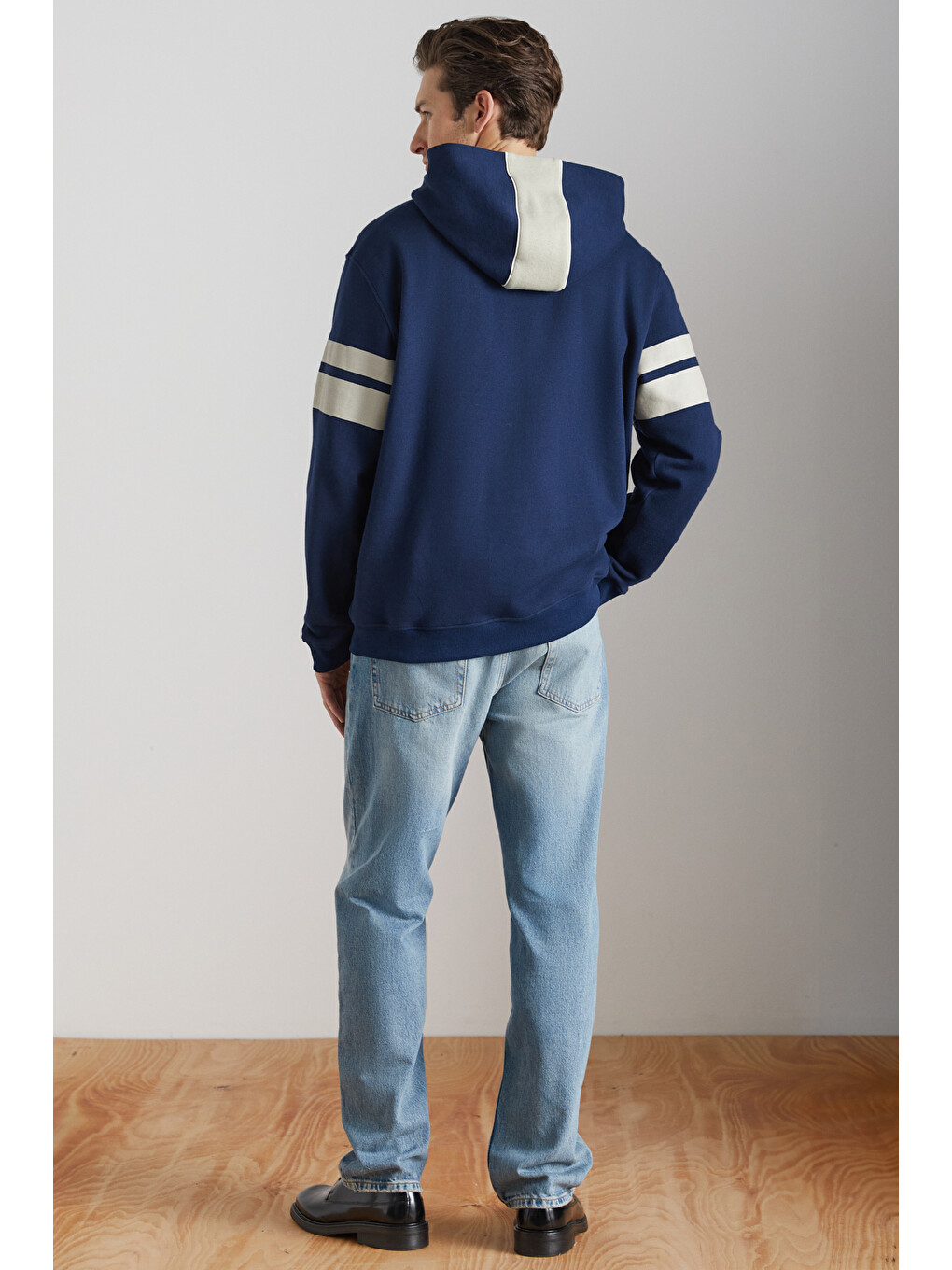 Torrey Erkek Örme 3 İplik Lacivert Sweatshirt-6
