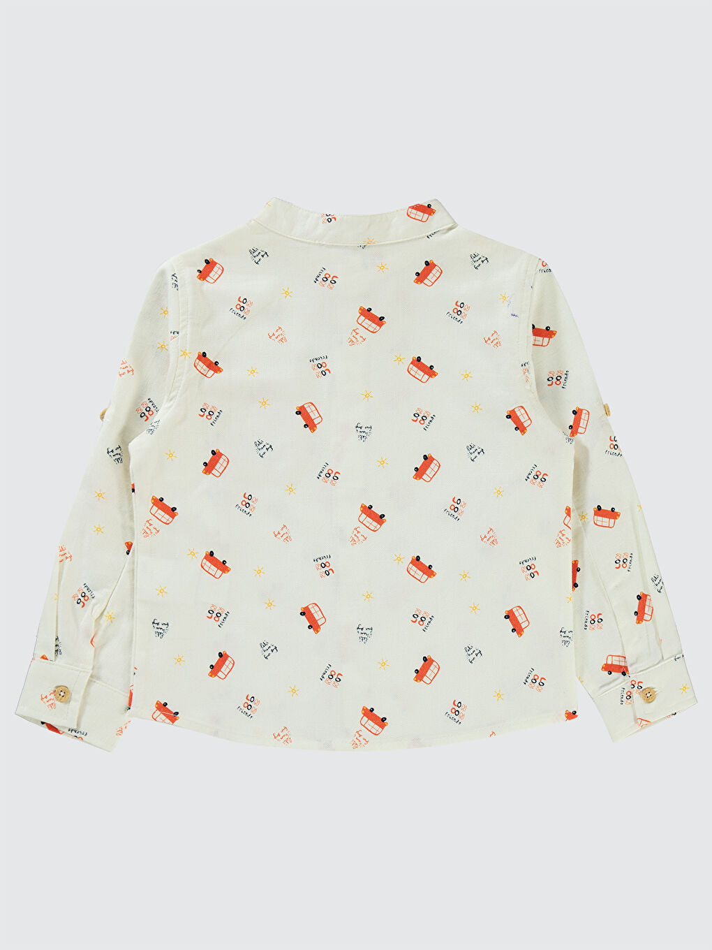 Turuncu Boys Erkek Çocuk Gömlek 2-5 Yaş Oranj-1