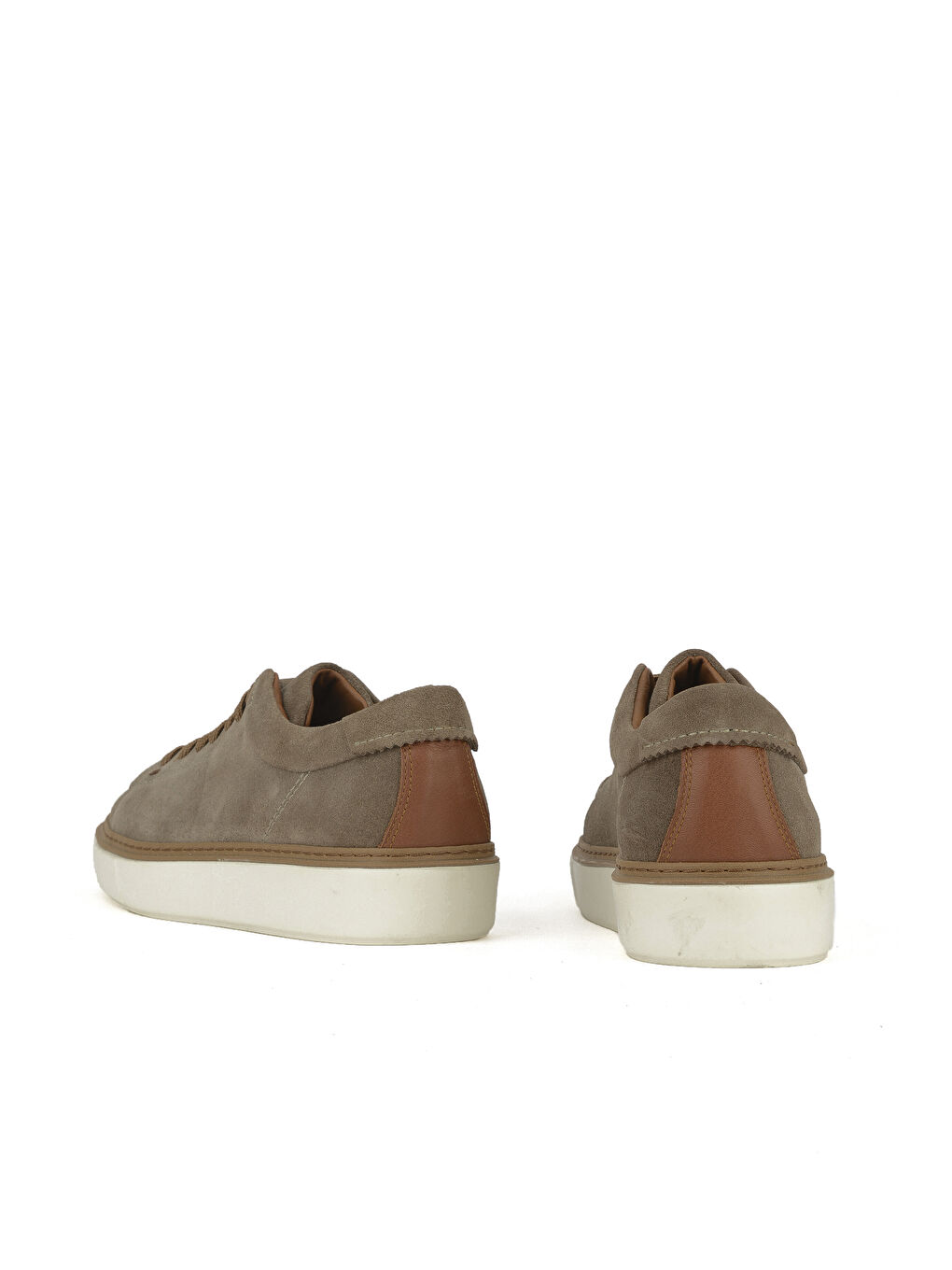 Bej Erkek Hakiki Deri Sneaker 1531026ZH182 Kum-2