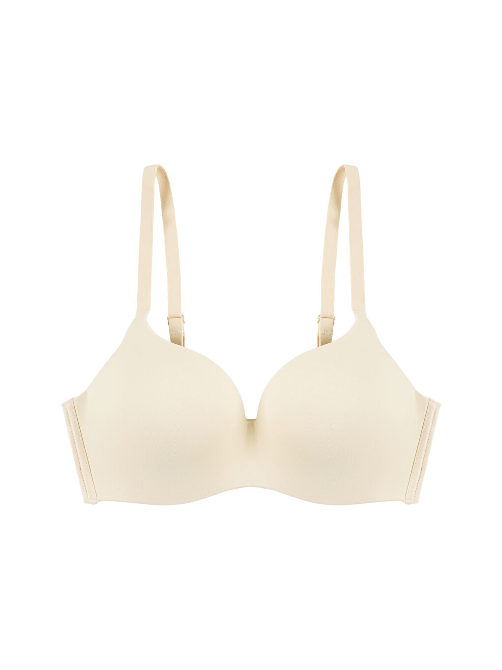 Ekru Balensiz Lazer Dikişsiz Destekli Sütyen