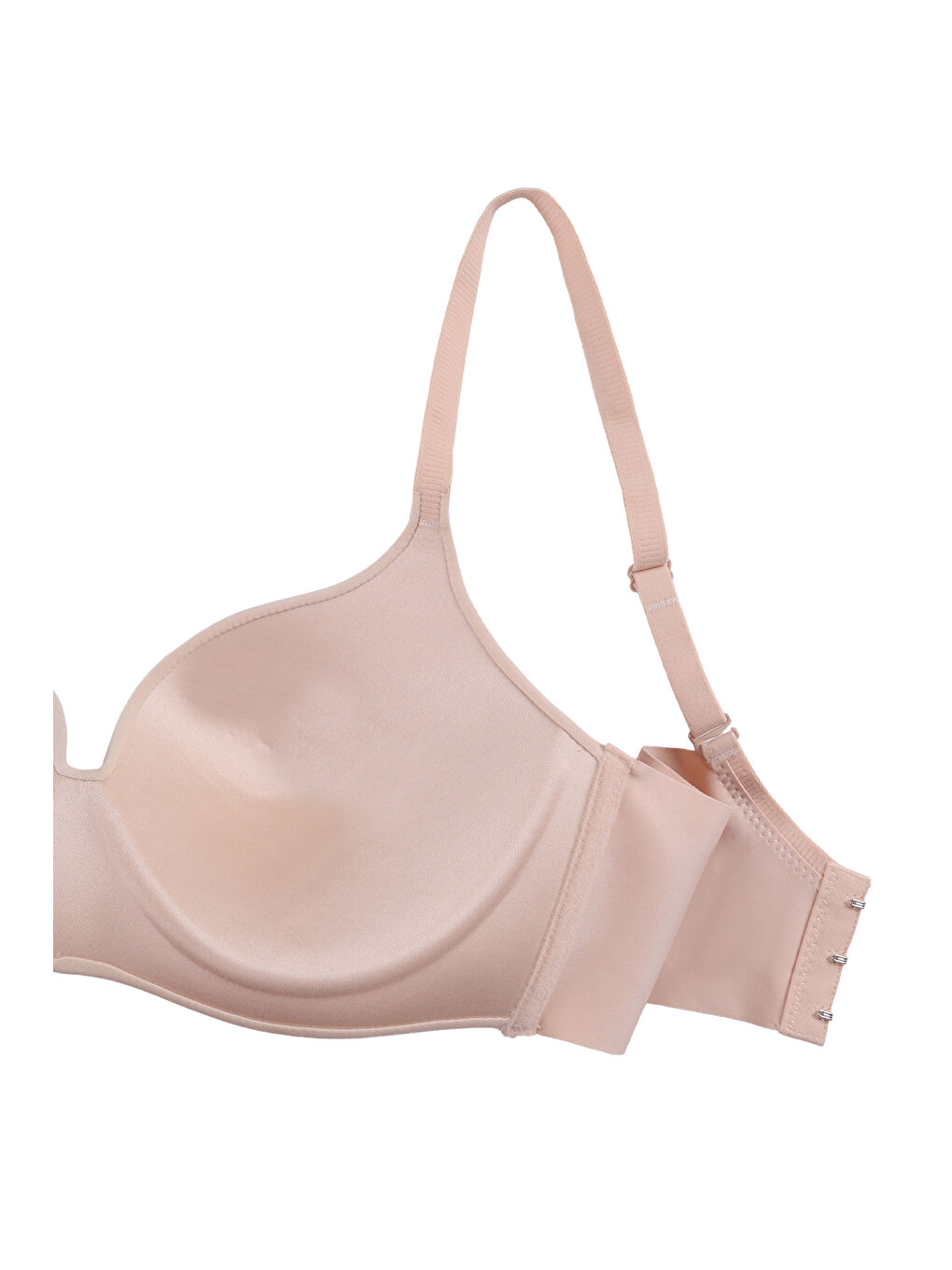 Ekru Balensiz Lazer Dikişsiz Destekli Sütyen-2
