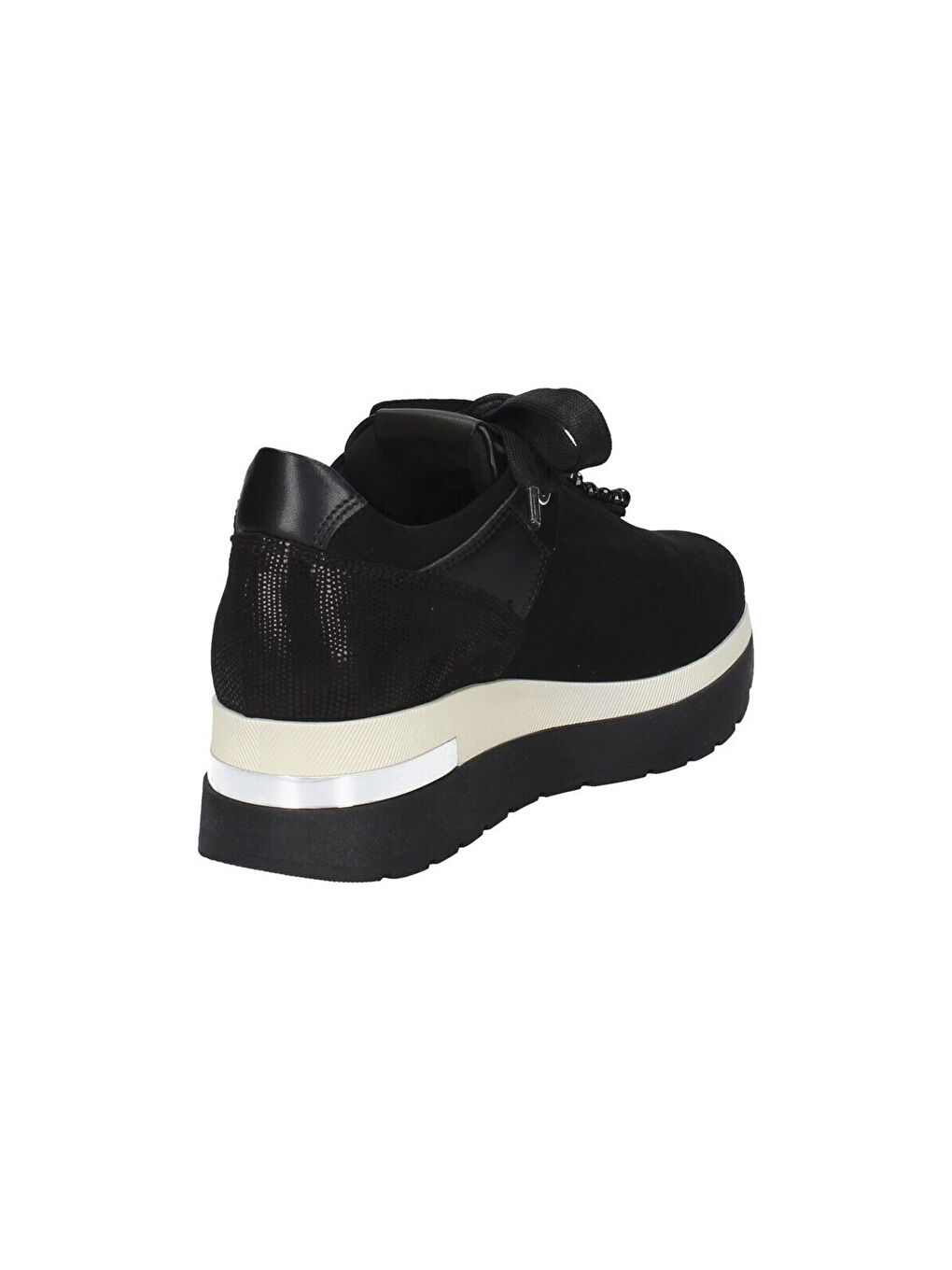 Siyah Kadın Sneaker 9B4857 4857 MIC TEC NER VER NER GEM Nero-2