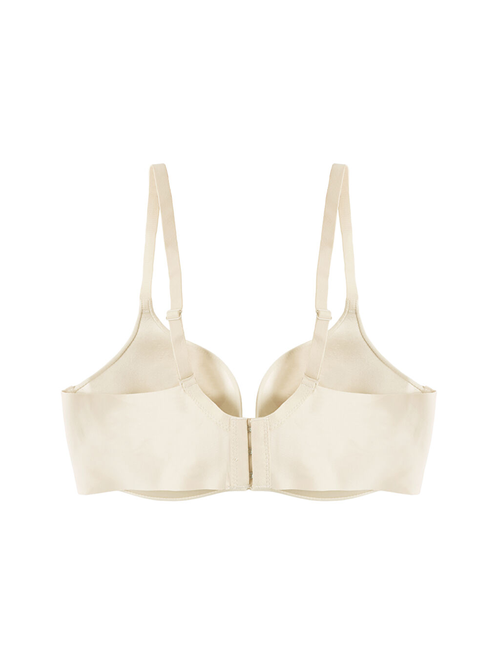 Ekru Balensiz Lazer Dikişsiz Destekli Sütyen-1