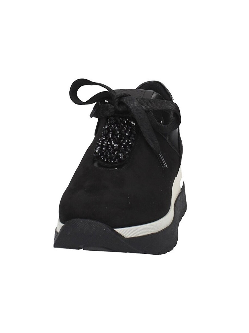 Siyah Kadın Sneaker 9B4857 4857 MIC TEC NER VER NER GEM Nero-4