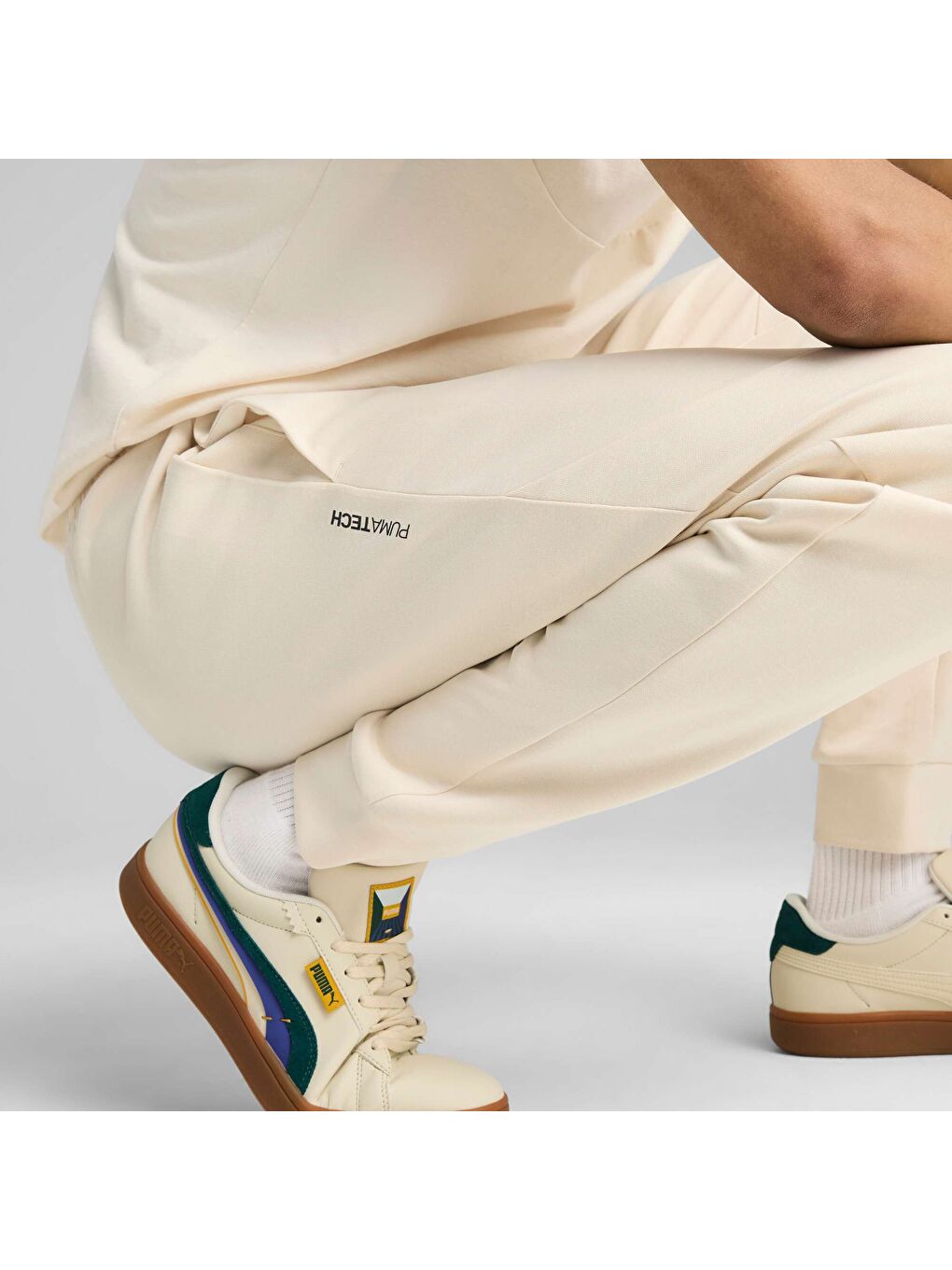 Beyaz Erkek Eşofman Altı-1