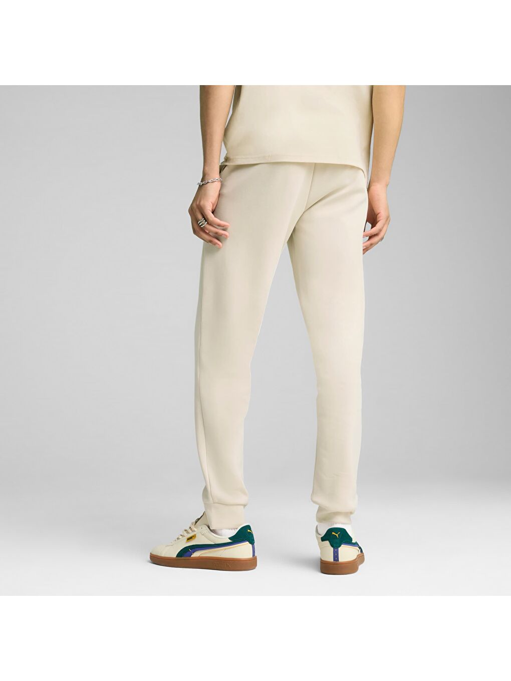 Beyaz Erkek Eşofman Altı-2