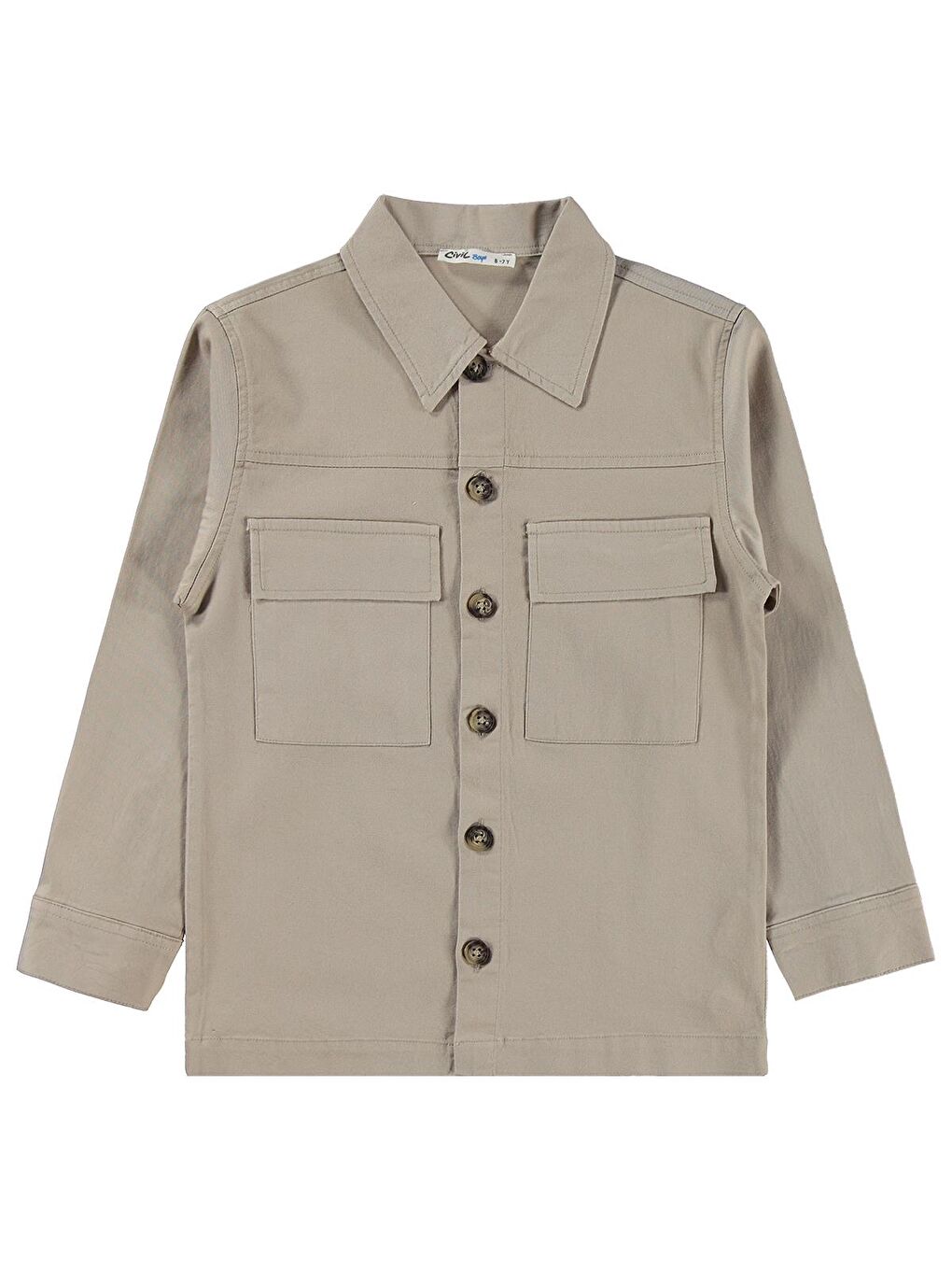 Boys Erkek Çocuk Çift Cepli 6-9 Yaş Ceket - Bej