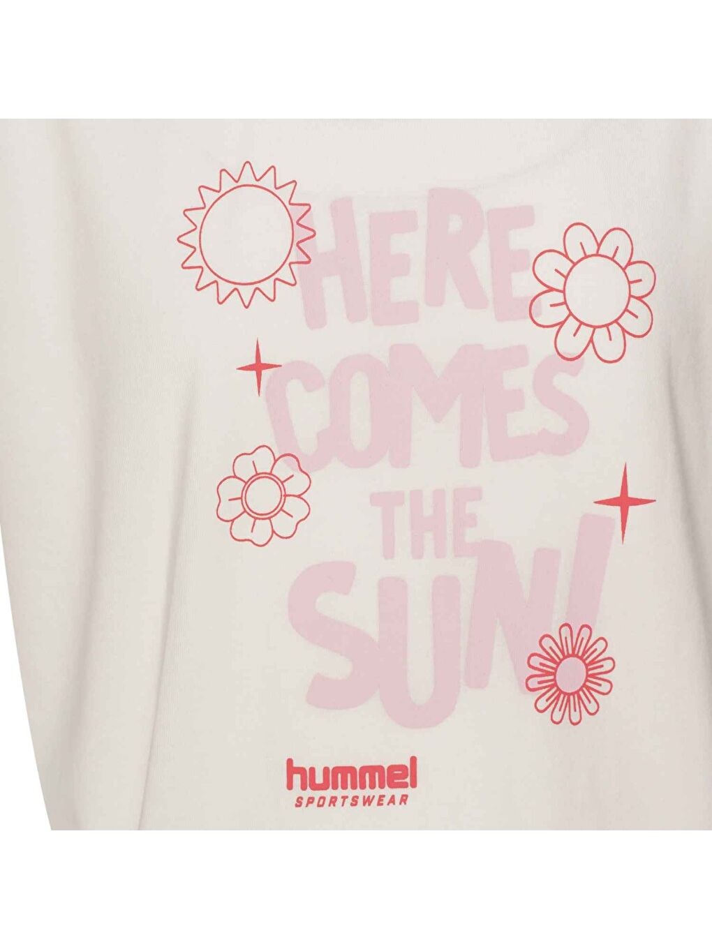 Angel Kız Çocuk Beyaz Yuvarlak Yaka Tişört-2