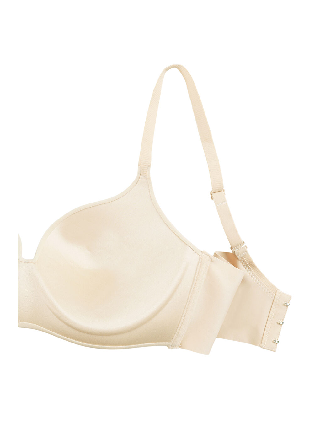 Ekru Balensiz Lazer Dikişsiz Destekli Sütyen-2