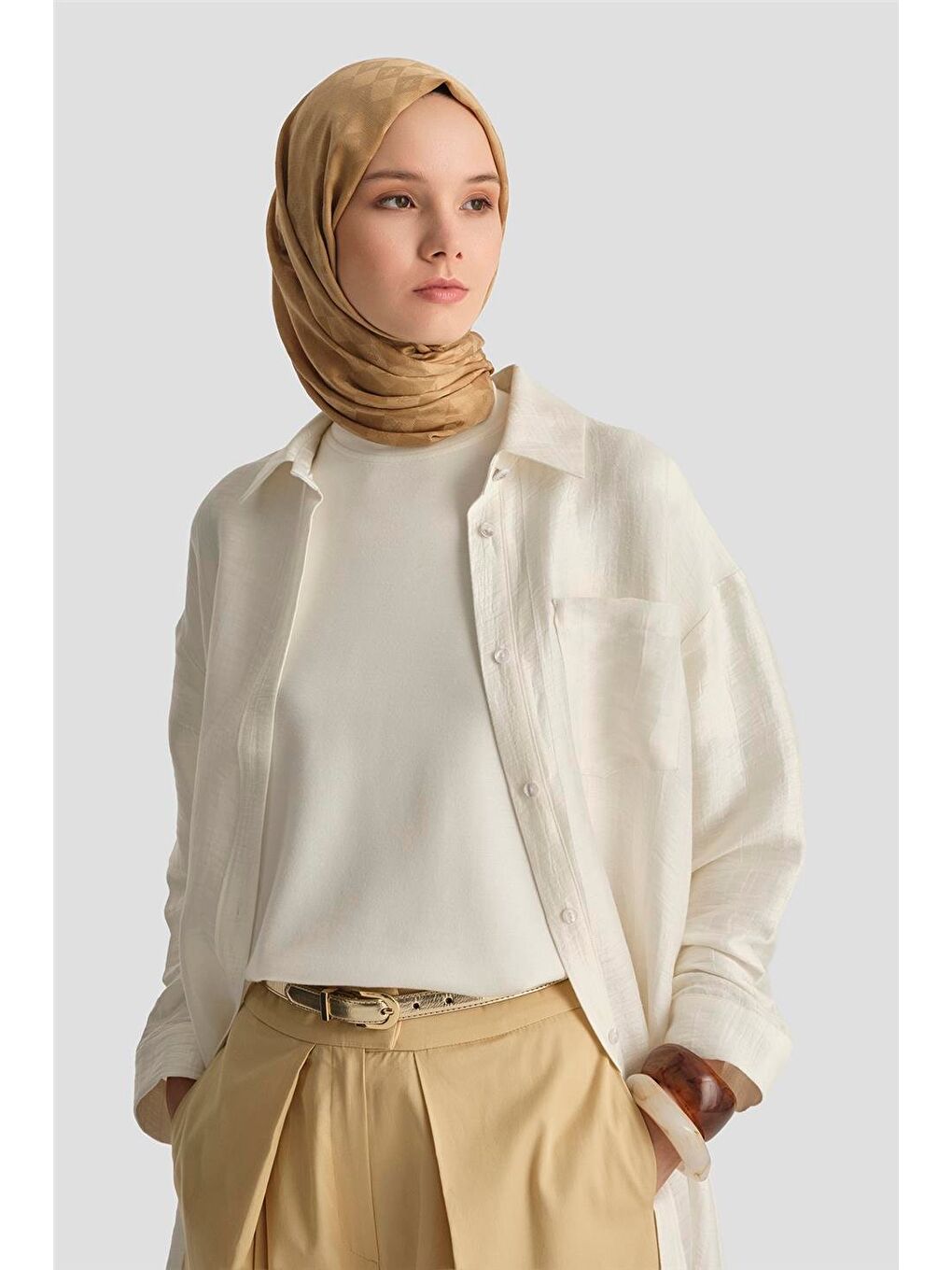 Gömlek Tunik 25Y4700 Beyaz-2