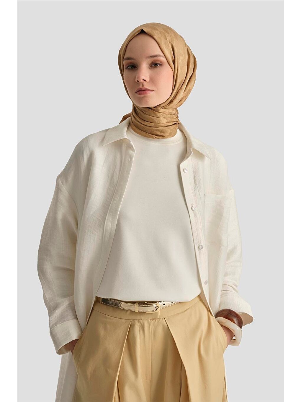 Gömlek Tunik 25Y4700 Beyaz-3