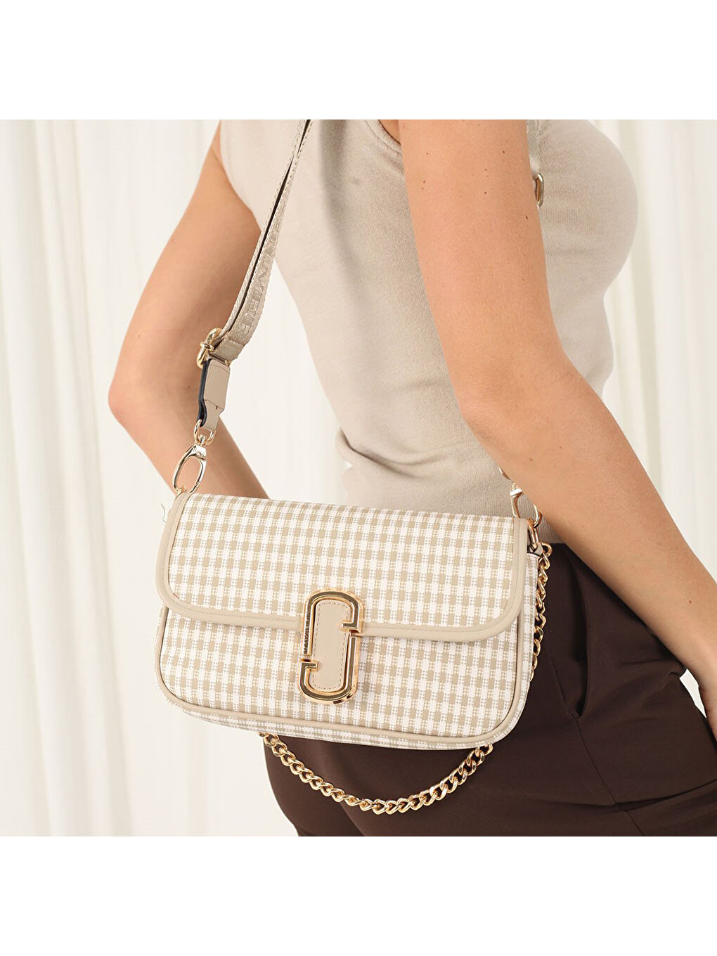 Kadın SP1171-M191 SILVER POLO Omuz Çantası Kum Beji-Kum-6