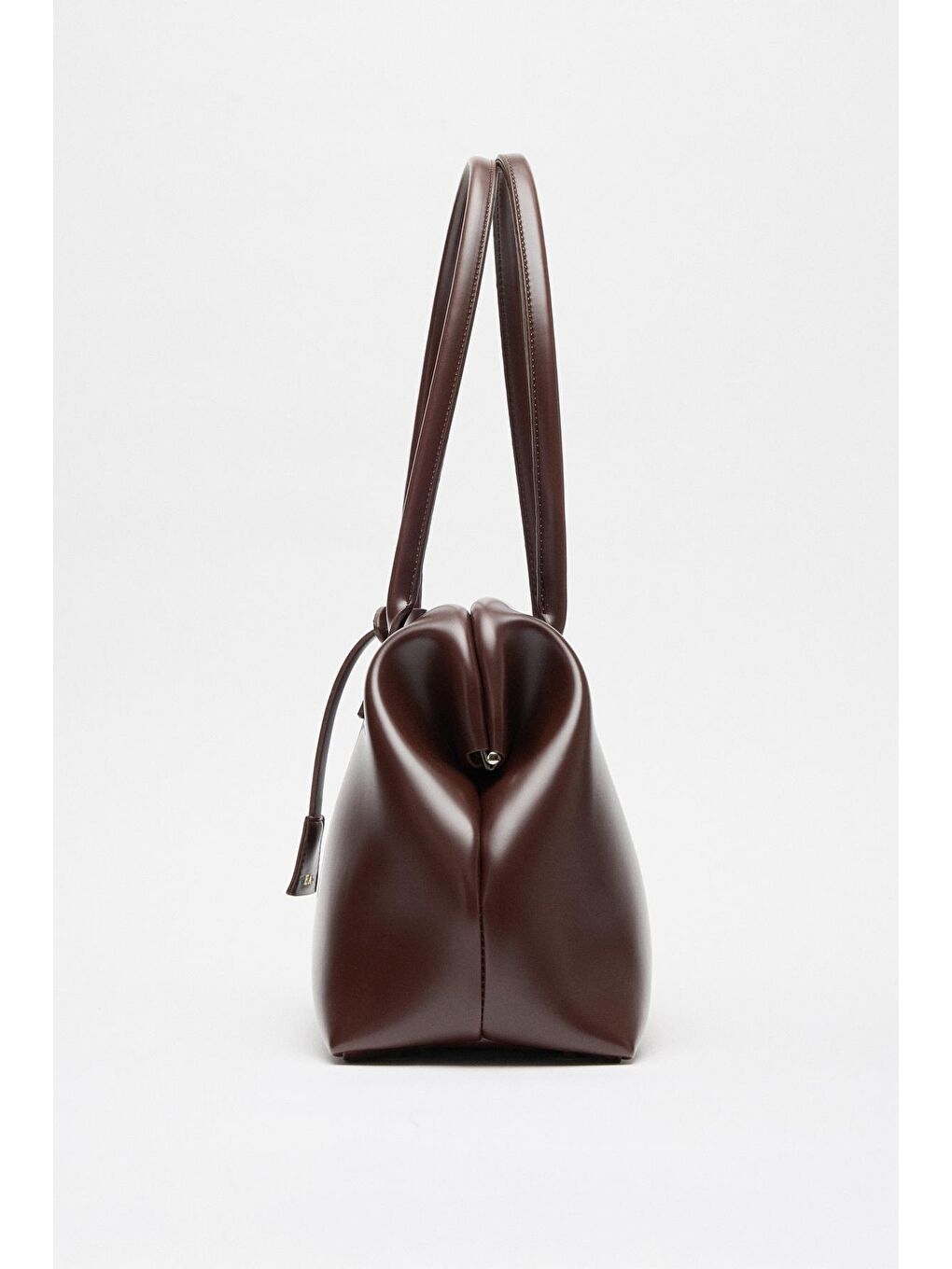 Nova Klipsli Deri Çanta Kahverengi-6