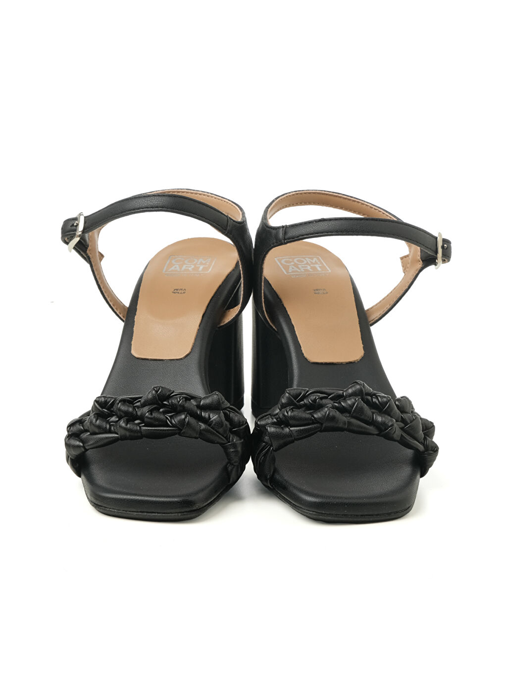 Siyah Kadın Sandalet 7D5145 TOM INTRECCIO 5145 Nero-1