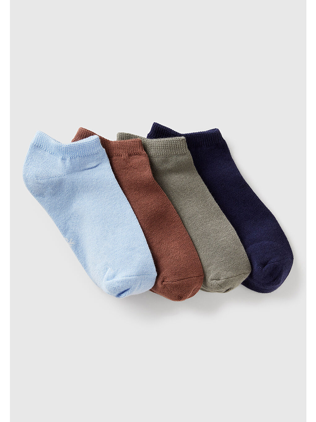 Karışık Erkek Çocuk Renkli Renkli 4'lü Patik Çorap
