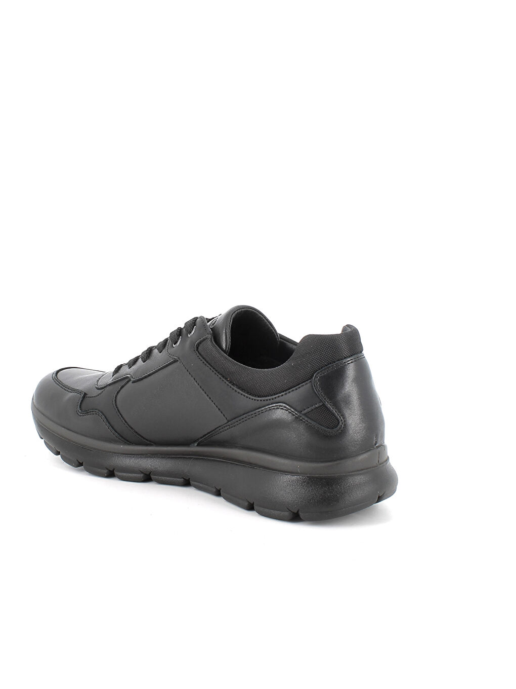 Siyah Erkek Sneaker 6617700 UENGT 66177 Nappa Soft Nero-2