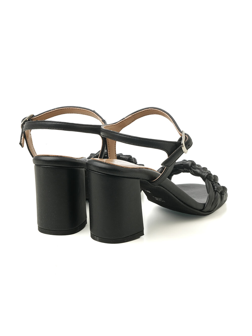 Siyah Kadın Sandalet 7D5145 TOM INTRECCIO 5145 Nero-3