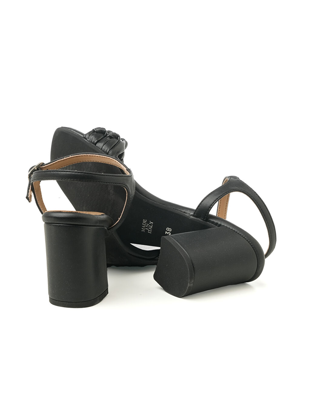 Siyah Kadın Sandalet 7D5145 TOM INTRECCIO 5145 Nero-4