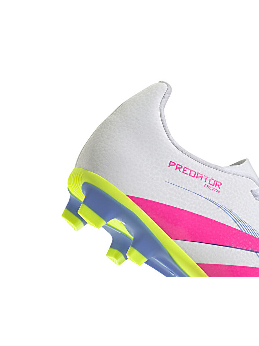 Predator Club Fg/mg J Çocuk Çim Zemin Kramponu Id3810 Beyaz-6