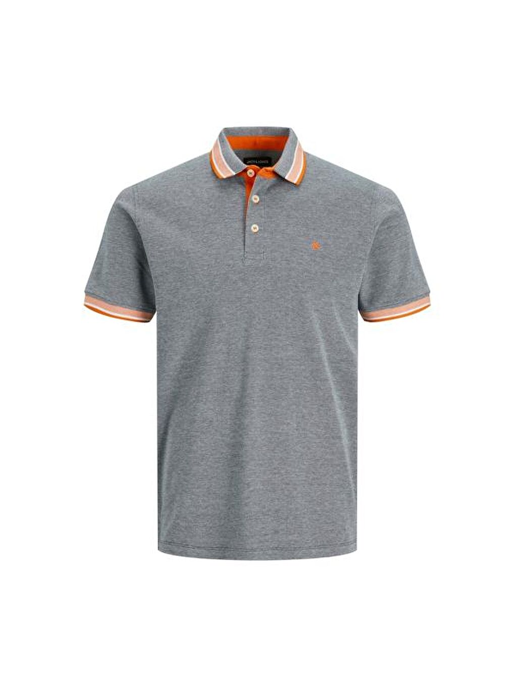 Jack&Jones Paulos Erkek Gri Klasik Yaka Polo Tişört-2