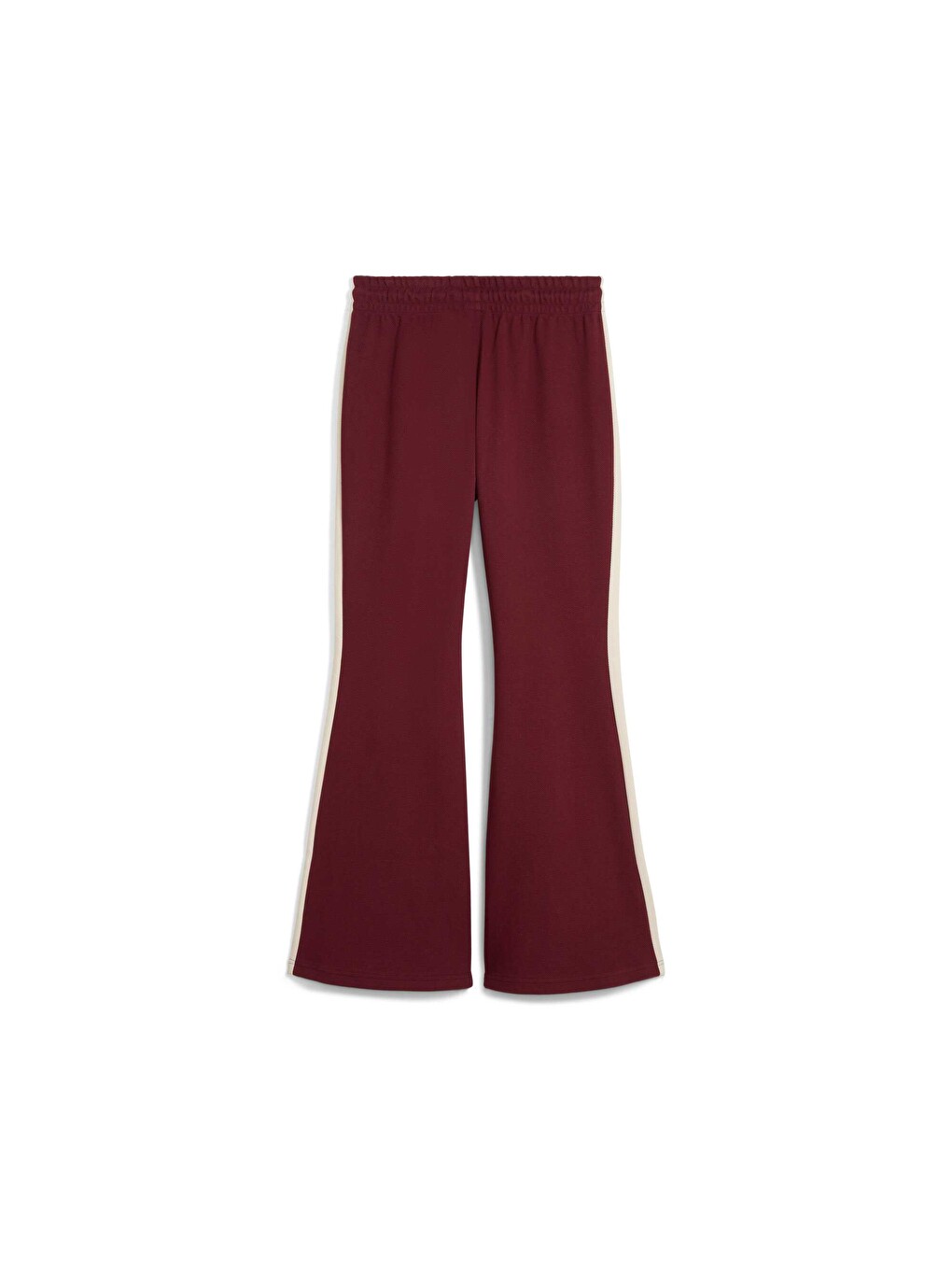 Bordo T7 Kadın Flare Pantolon-5