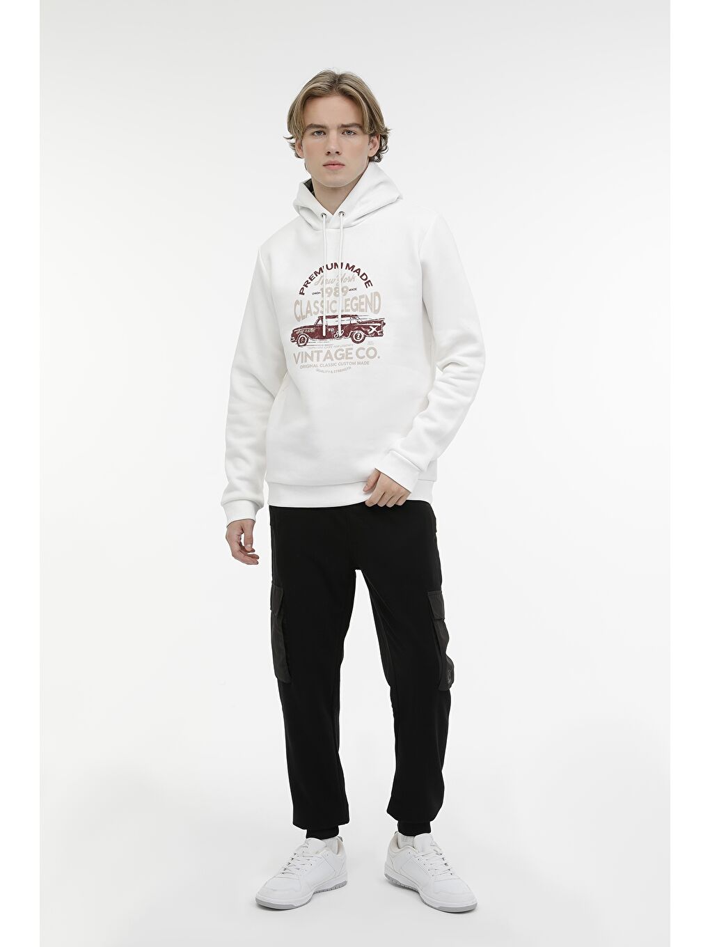 Kinetix Bej ME PERCY-B 17ED08 3PR Ekru Erkek Sweatshirt - 2