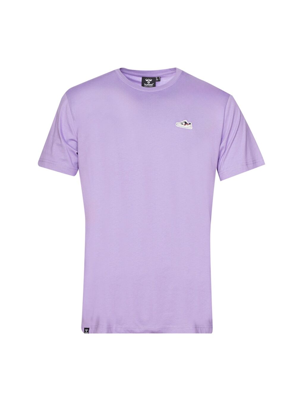 Junle Erkek Mor Yuvarlak Yaka Tişört-1