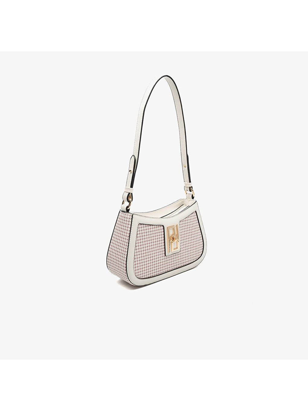 Bej Kadın SP1132-M204 SILVER POLO Çapraz Çanta Bordo-Kemik-1