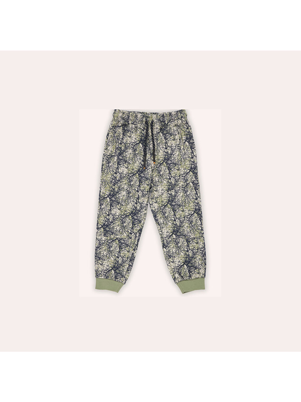 Erkek Çocuk Baskılı Eşofman Alt Bej-7