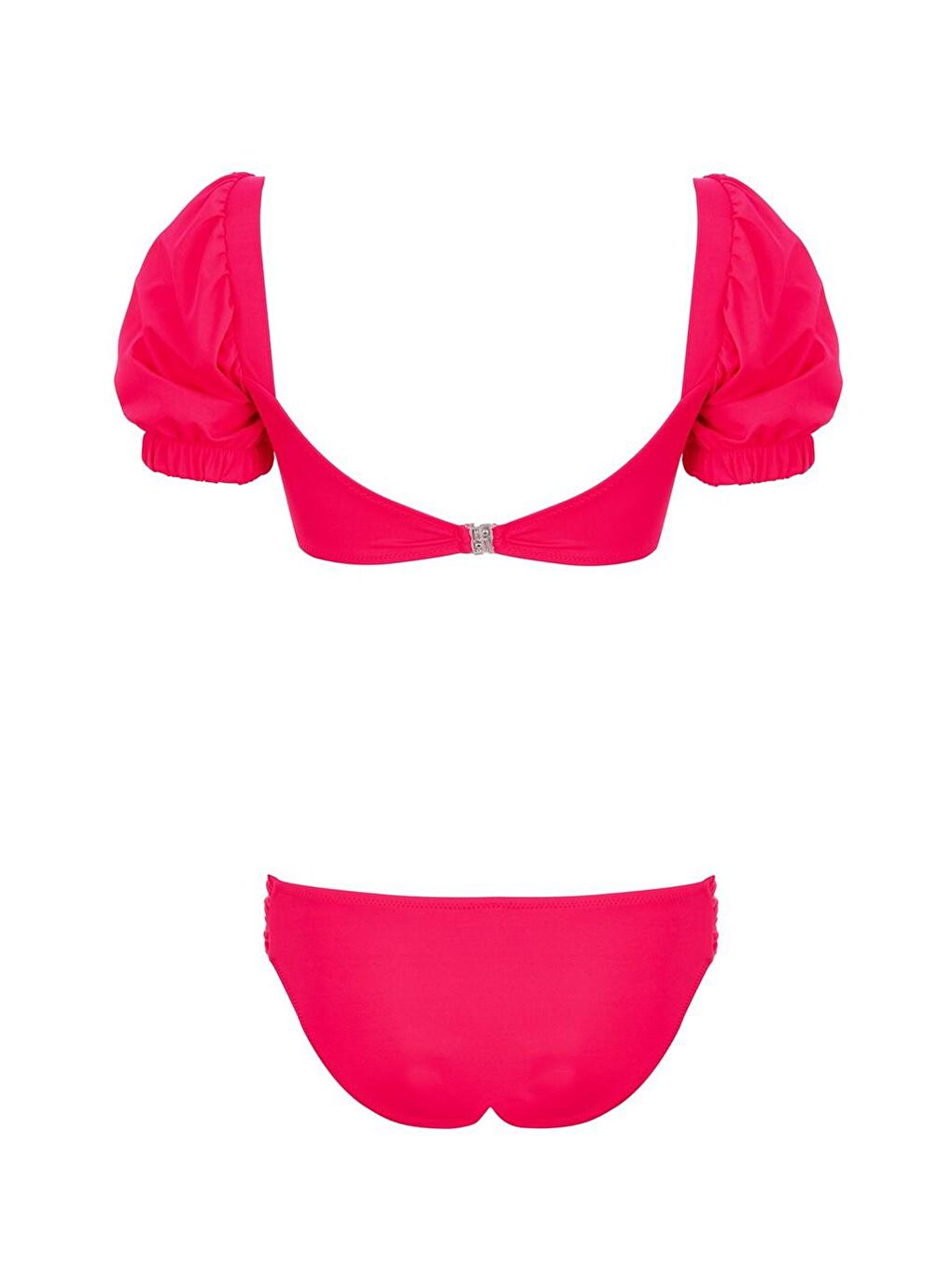 SAILOR moda Pembe Kolu Volanlı Bikini Takım - 1