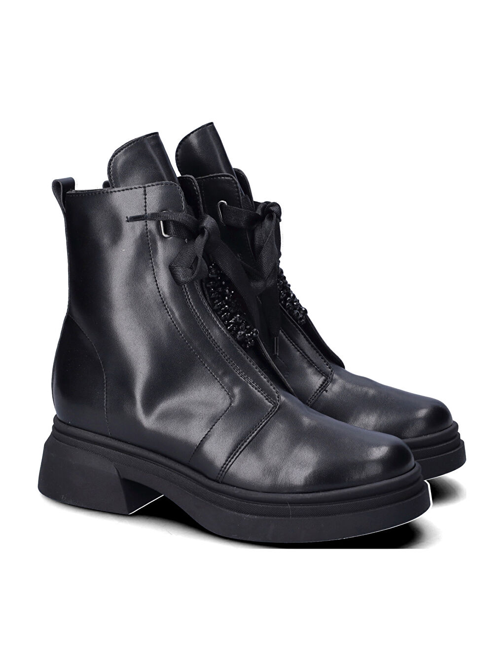 Siyah Kadın Bot 9E4931 4931 Micro Tech Nero