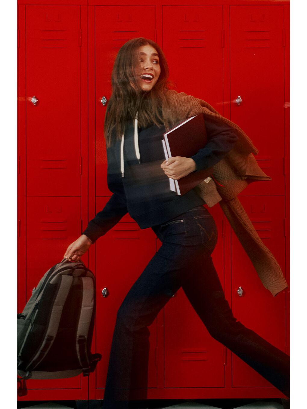 Regular Fit Normal Kesim Kapüşonlu İçi Polarlı Siyah Sweatshirt-1