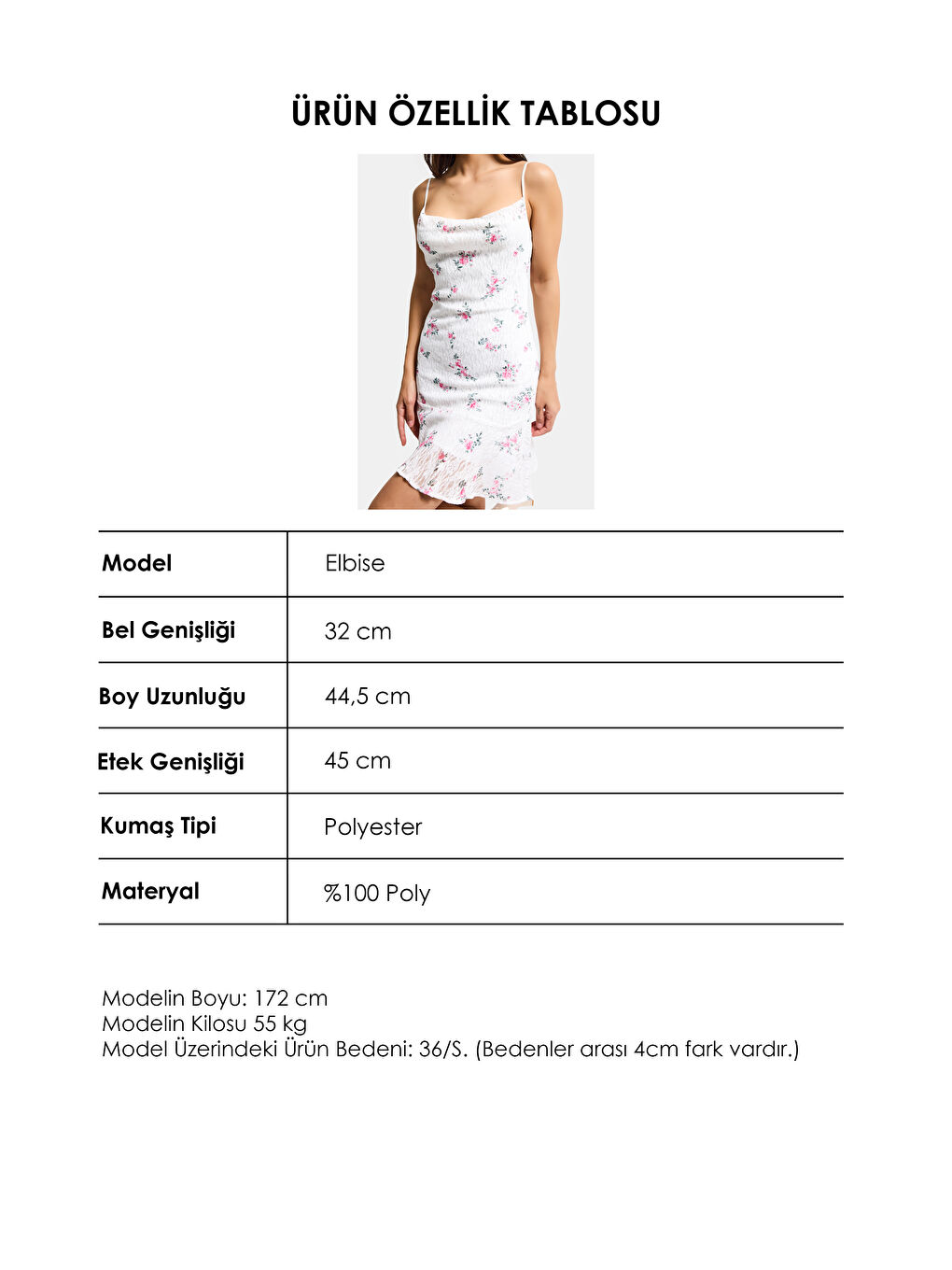 Kadın Beyaz s6 Çiçek Desen-1 Esnek Kumaş Askılı Mini Elbise-4