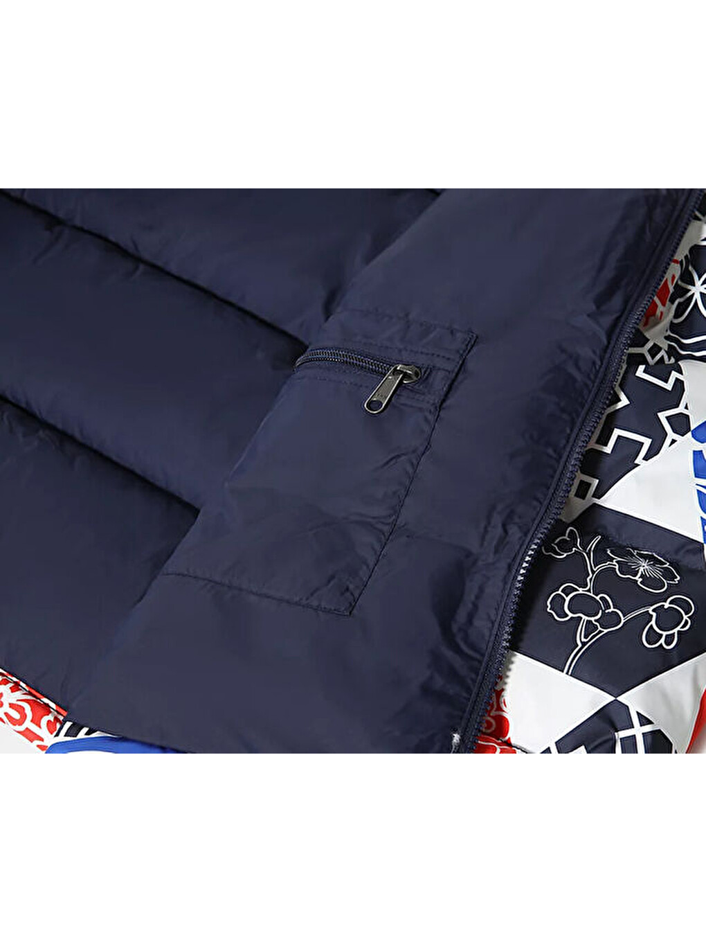Karışık W Printed 1996 Retro Nuptse Jacket Kadın Outdoor Montu Nf0a5ıxk3h11 Çok Renkli-4