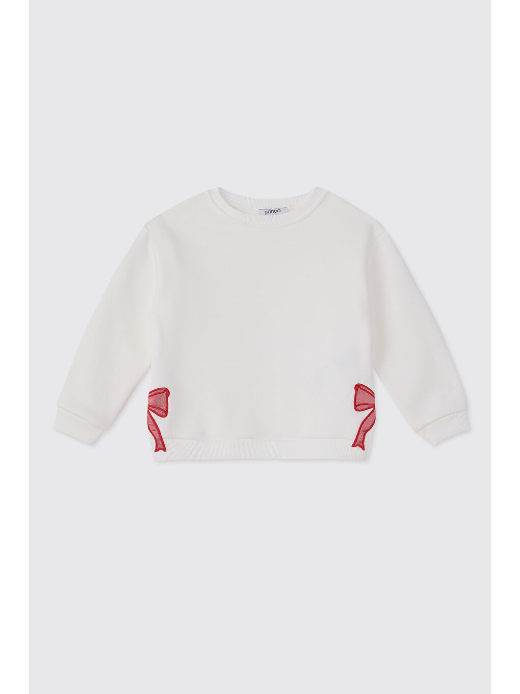 Kız Bebek Beyaz Sweatshirt