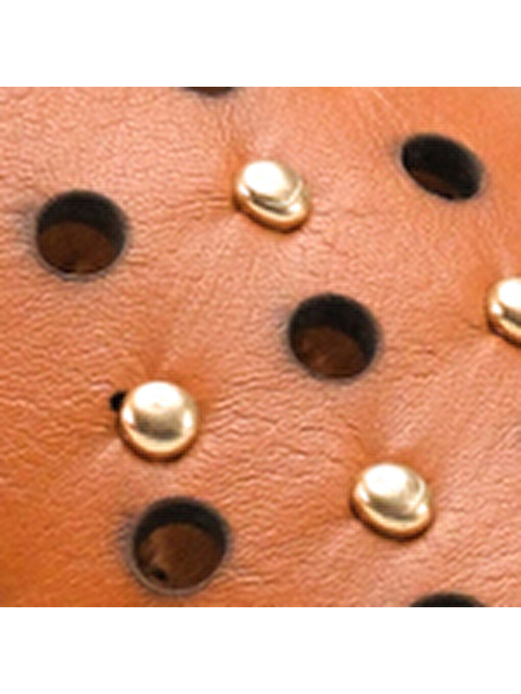 Kahverengi Lidia Hakiki Deri Düz Topuklu Zımbalı Kadın Sabo Terlik-6