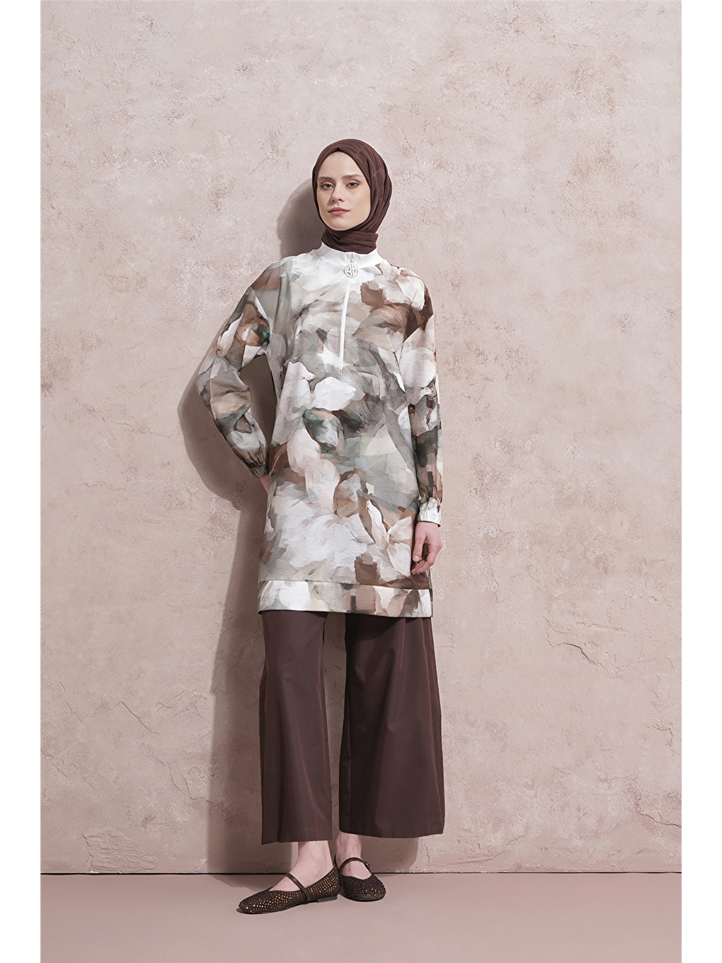 Desenli Tunik Yeşil-2