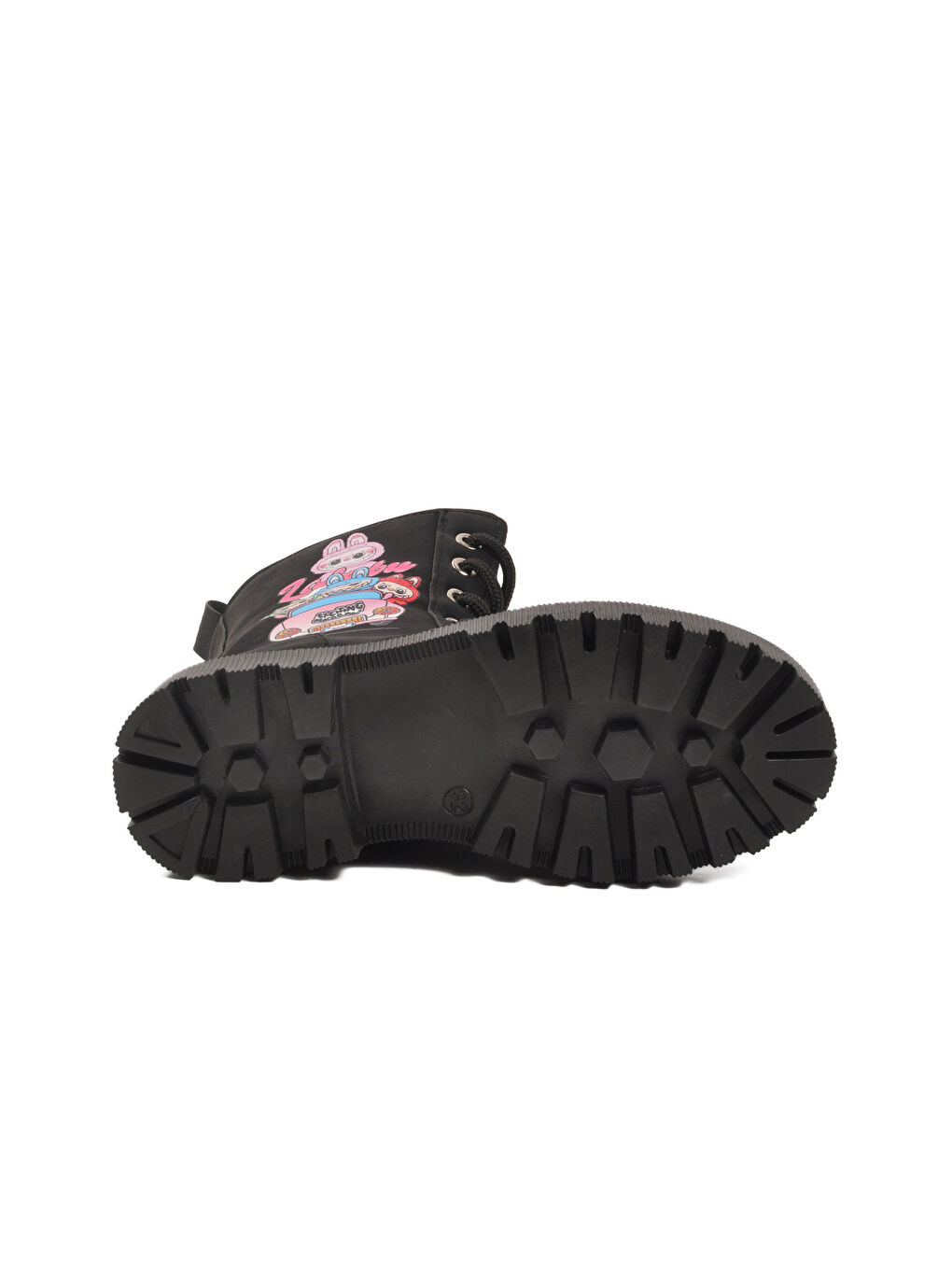 Bordo Siyah Zümrüt İçi Kürklü Bağcıklı Fermuarlı Kız Çocuk Bot 2005 F-4