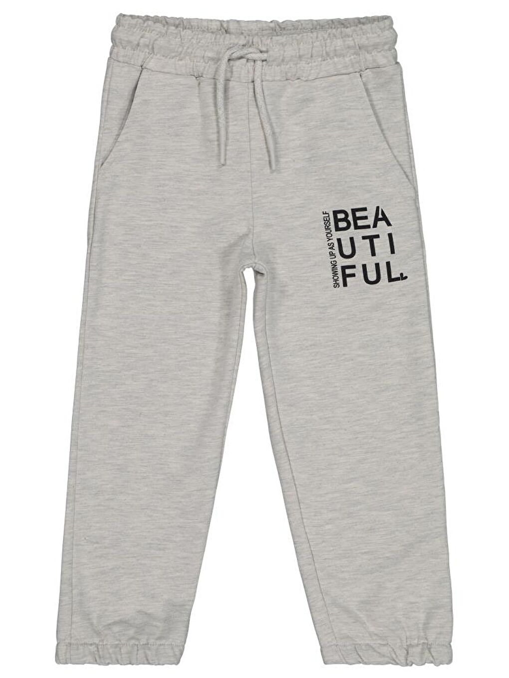 Girls Basic 2-5 Yaş Eşofman Altı - Ekru 5-6 Yaş