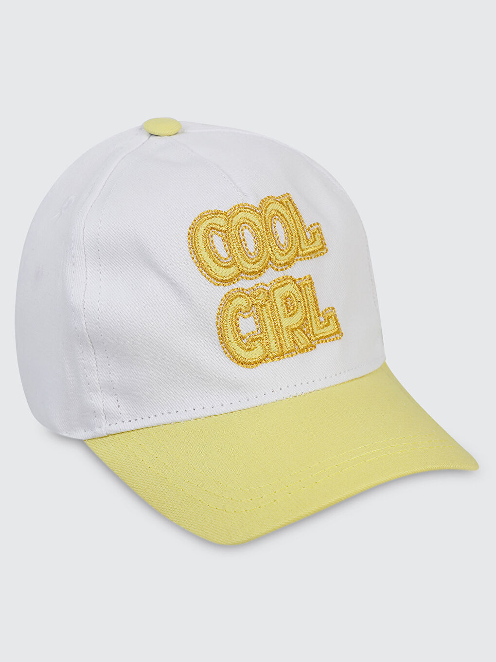 Kız Çocuk Şapka 4-8 Yaş Beyaz