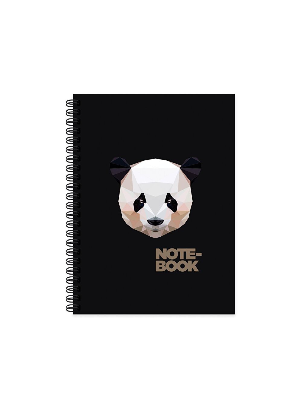 Keskin Color Kareli Spiralli Sert Kapak Jungle Defter Panda