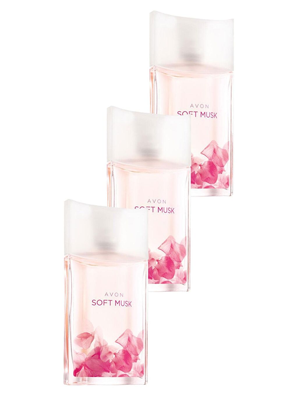 AVON Renksiz Soft Musk Kadın Parfüm Edt 50 Ml. 3lü Set