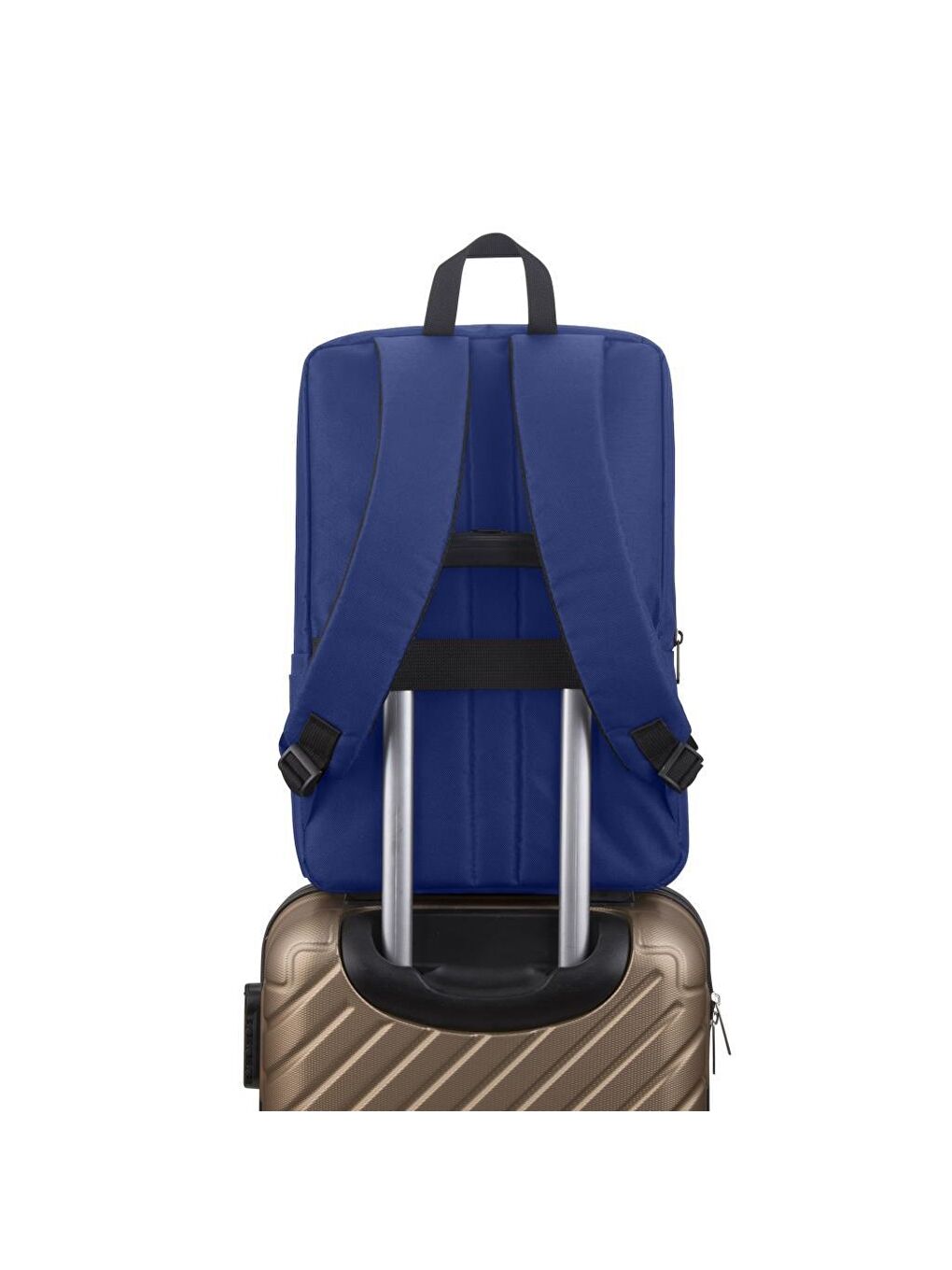 Lacivert PR-EK101 15,6' Su Geçirmez Kumaş Notebook Sırt Çantası+M30 Notebook Soğutucu-6