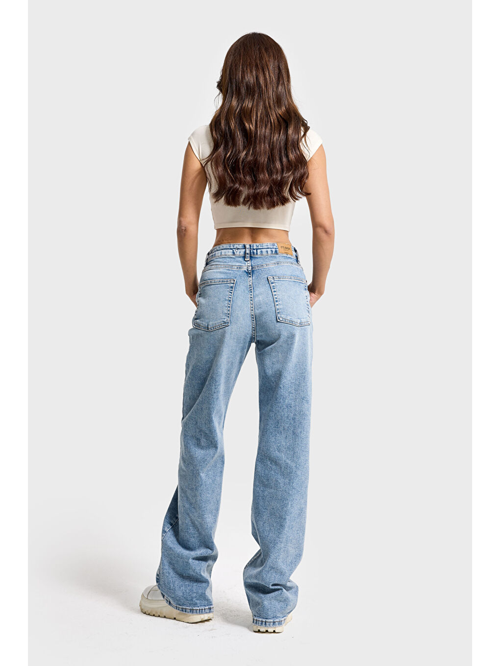 Mavi Kadın Ice Jean Rengi 4s6-99 Straight Fit Yüksek Bel Elastan Kumaş Denim Jean-4