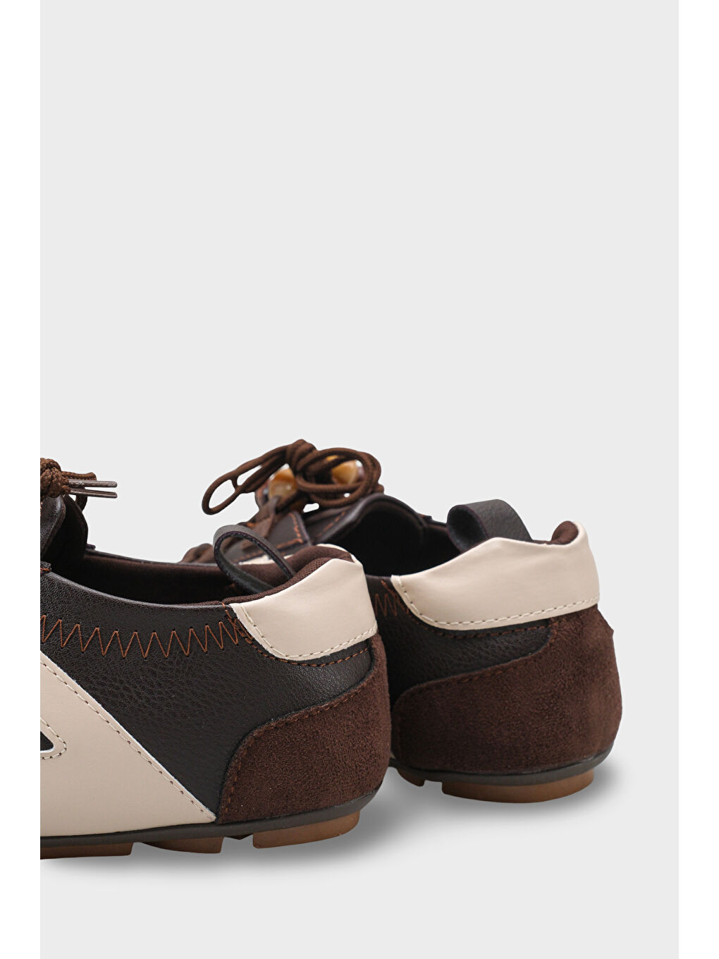 Kahverengi Kadın Sneaker Spor Ayakkabı-3