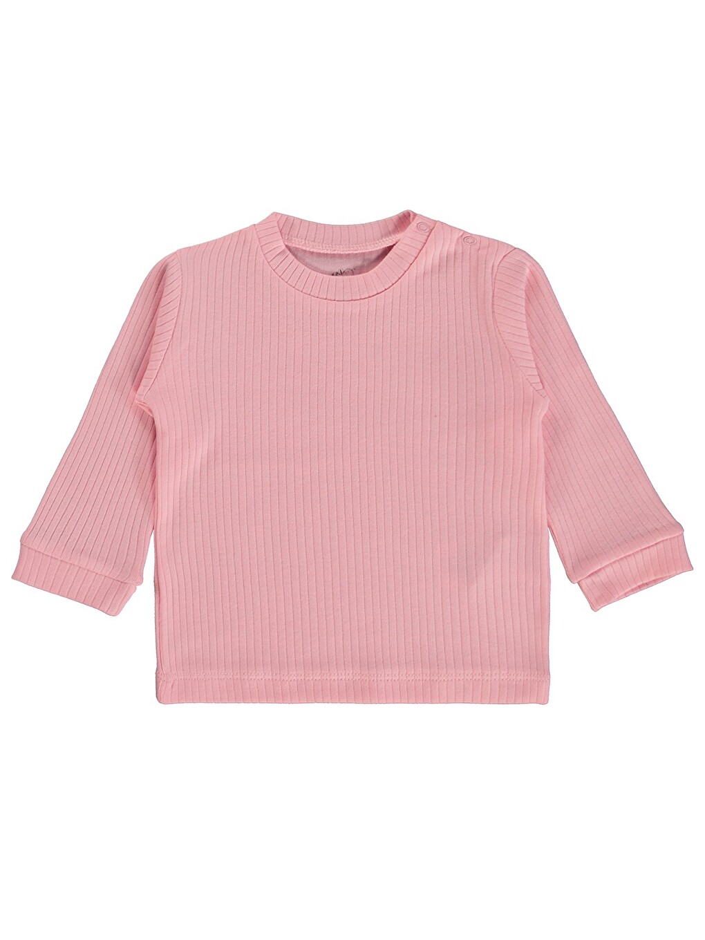 Basic 3'lü Set 6-18 Ay Sweatshirt - Pembe-1